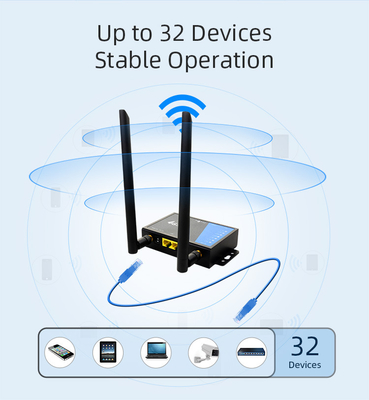4G LTE Outdoor CPE Router with Dual External Antenna and DC 12V/1A Power Supply