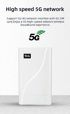 DC 12V 1A Power Supply 5G WiFi Router Featuring 600Mbps Transmission Rate and 2 External Antennas for Data Transmission
